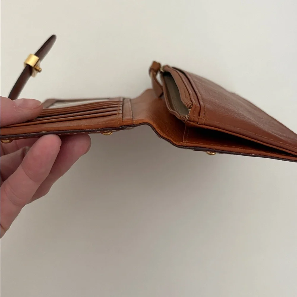 Michael Kors Tan Wallet with‎ Gold Details